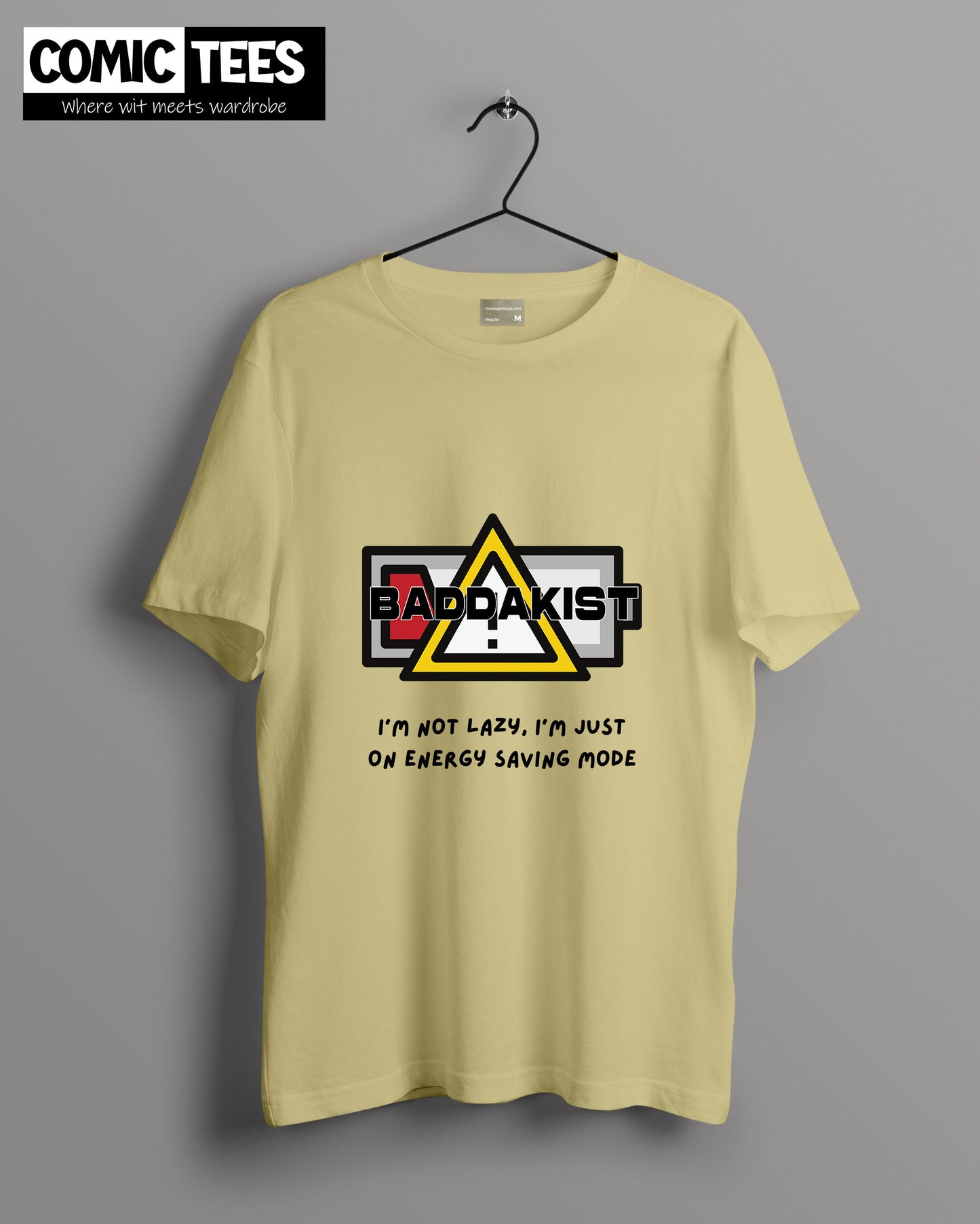Baddakist x Energy Saving mode Oversize T-Shirt