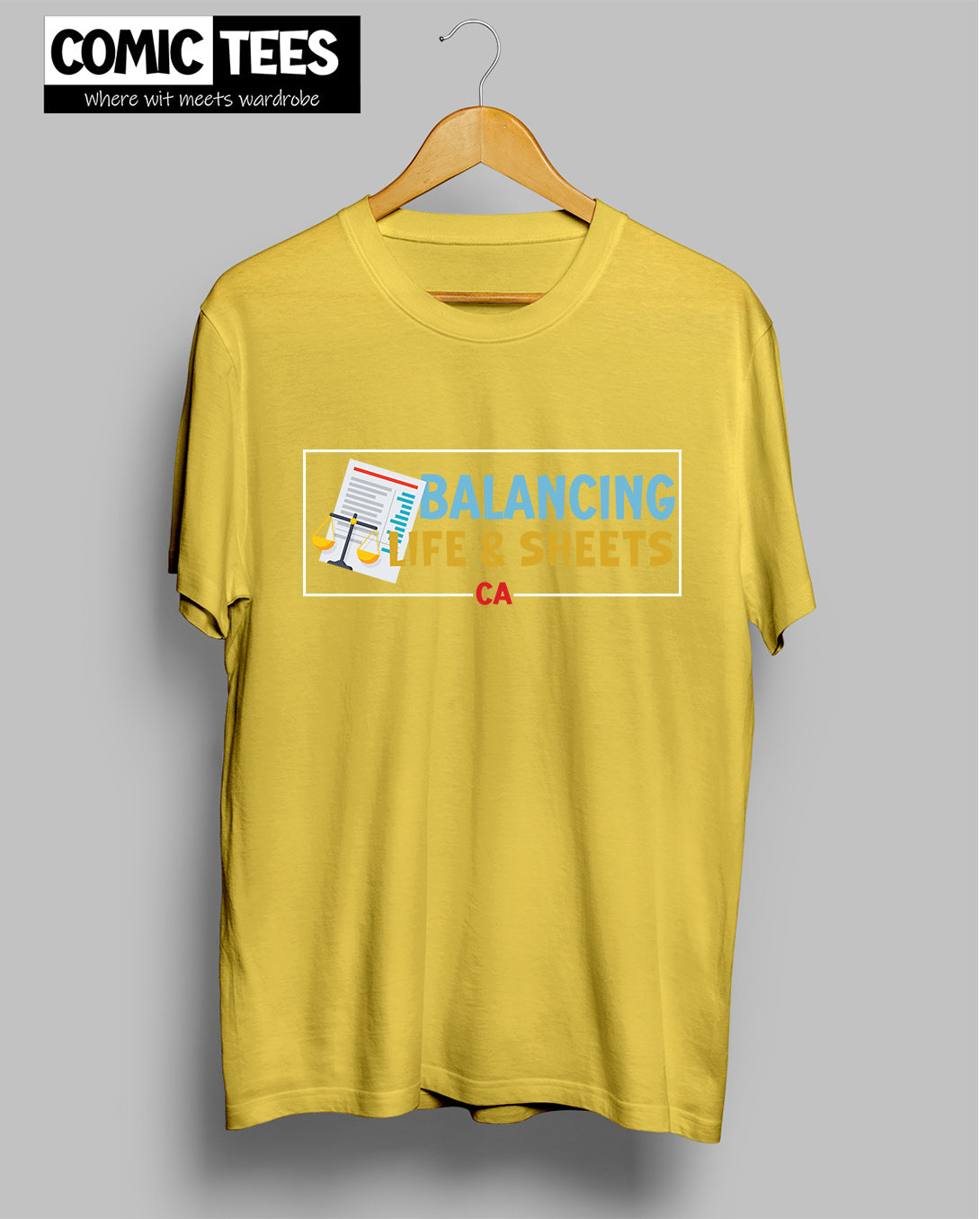 Balancing Life and Sheets Unisex Tshirt
