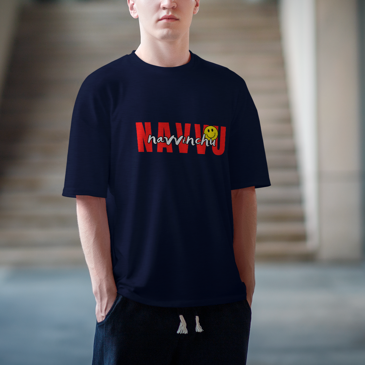 Navvu navvinchu Oversized T-Shirt