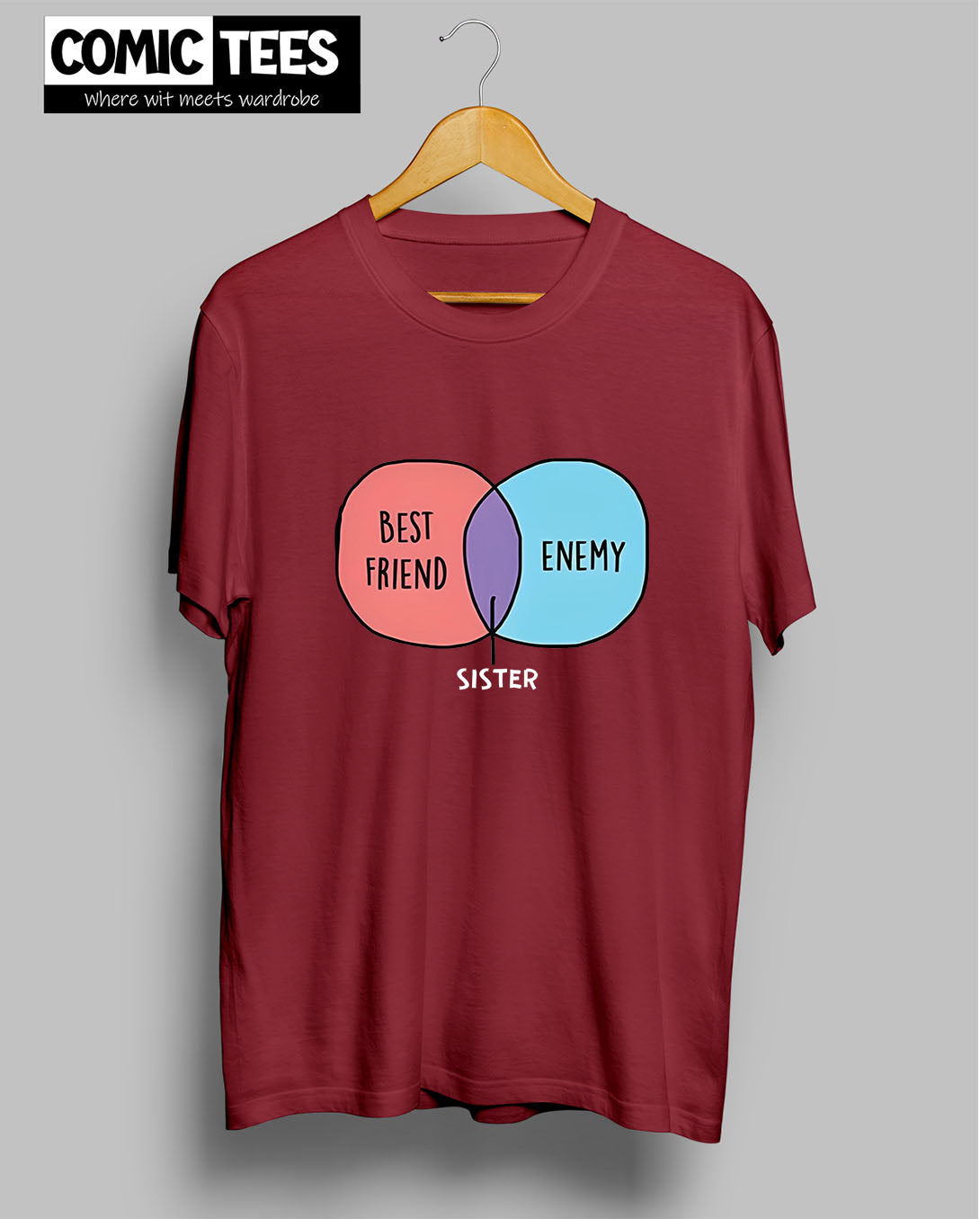 Sister Venn Diagram T-shirt