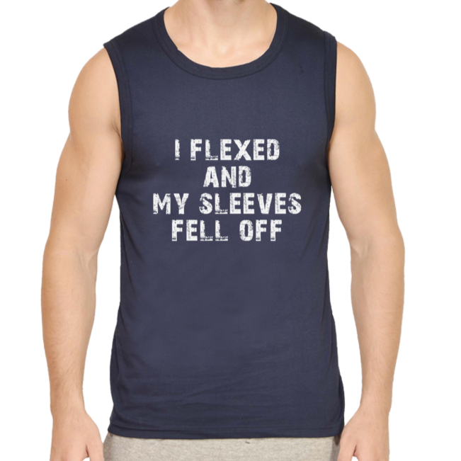 I flexed and my Sleeves fell off Sleeveless