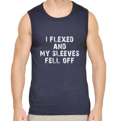 I flexed and my Sleeves fell off Sleeveless