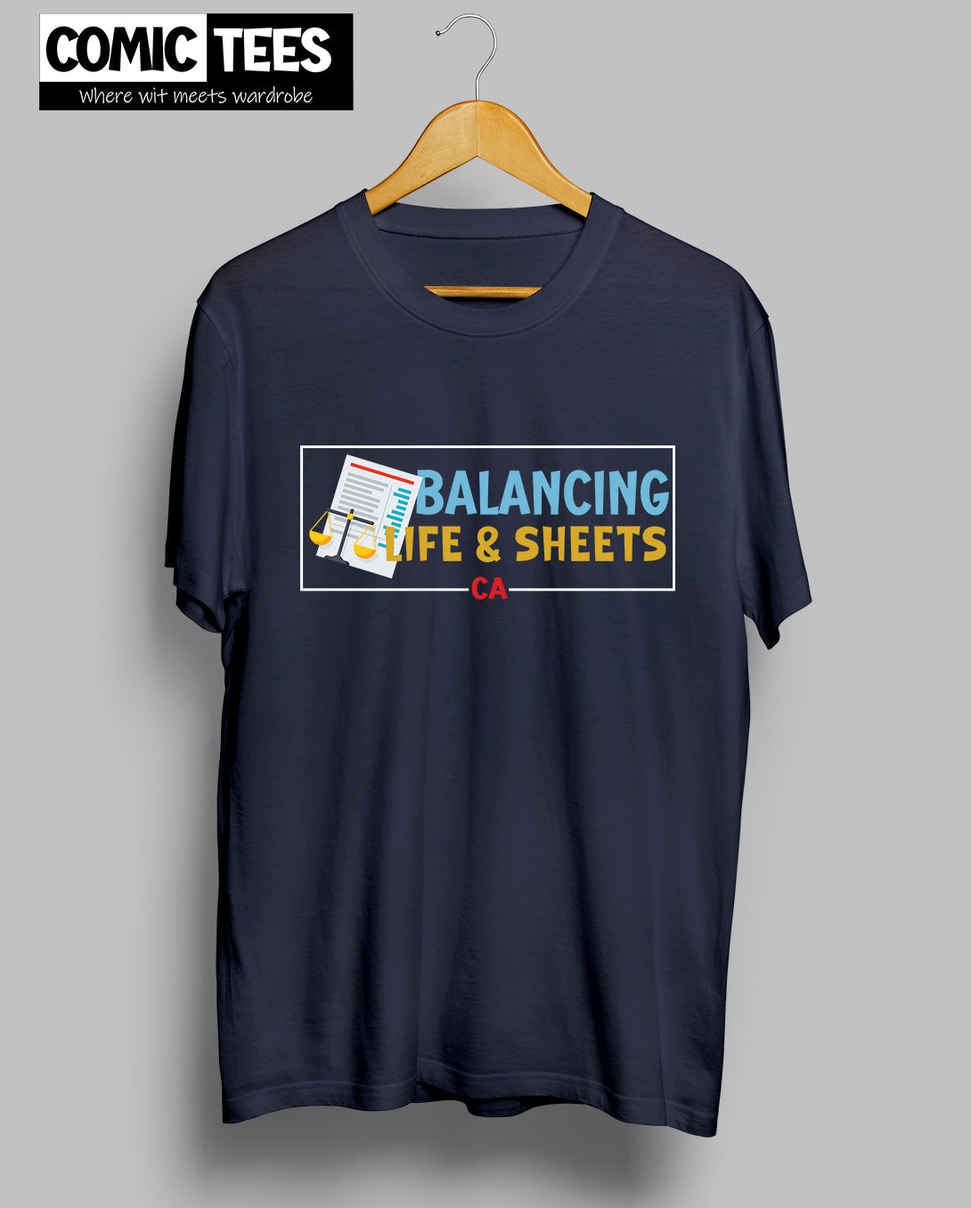 Balancing Life and Sheets Unisex Tshirt