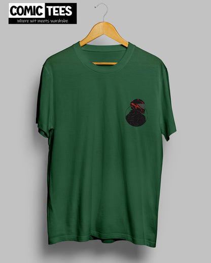 Biker Helmet Unisex Minimalistic Tshirt