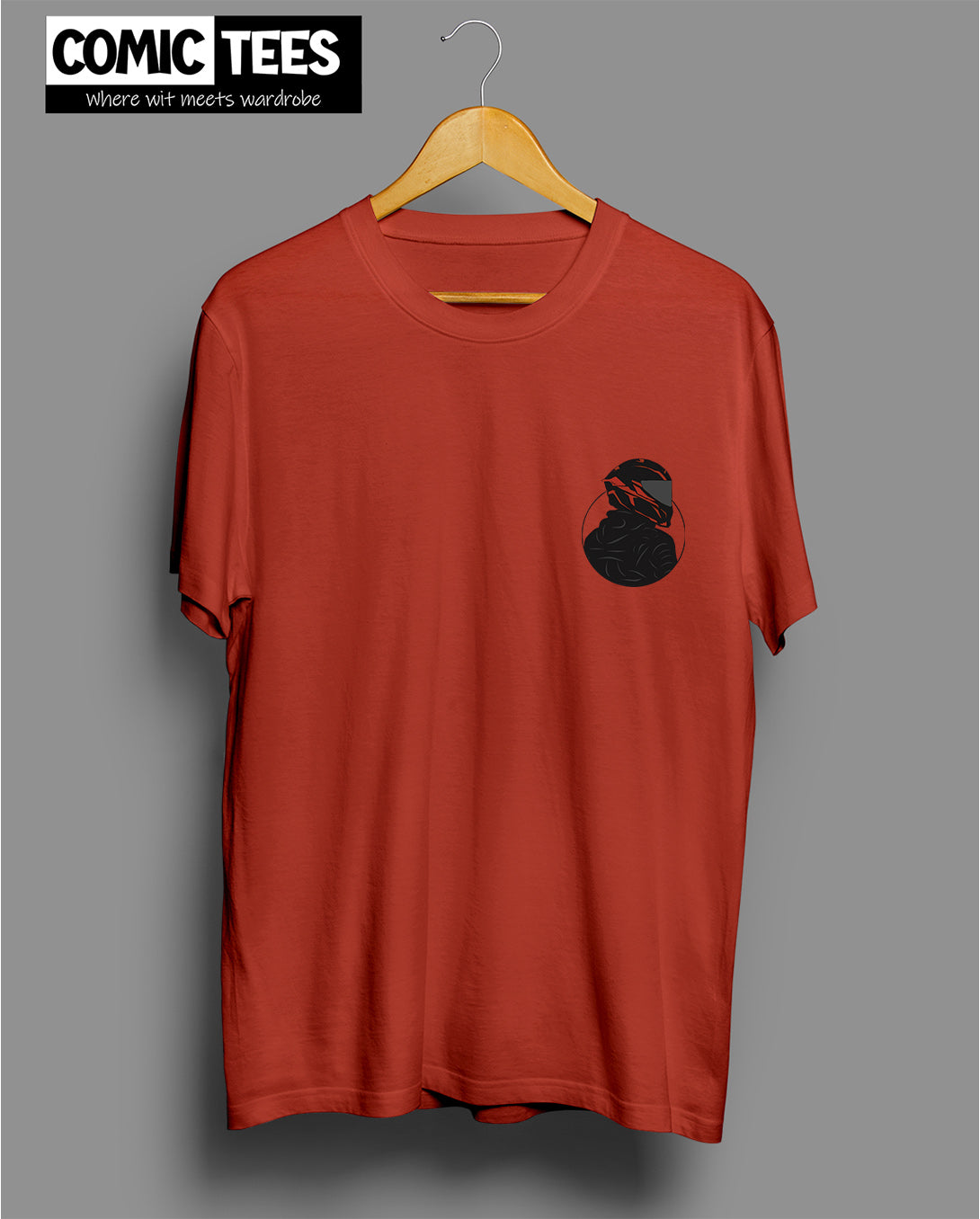 Biker Helmet Unisex Minimalistic Tshirt