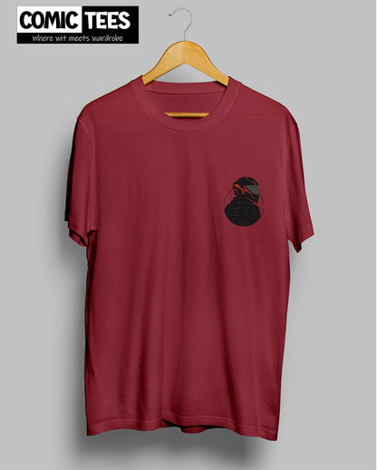 Biker Helmet Unisex Minimalistic Tshirt