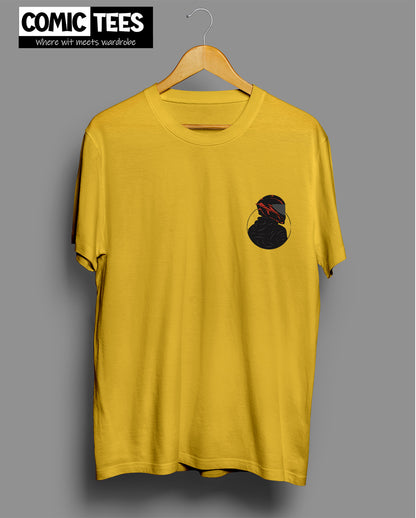 Biker Helmet Unisex Minimalistic Tshirt