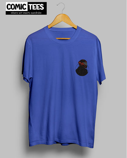 Biker Helmet Unisex Minimalistic Tshirt