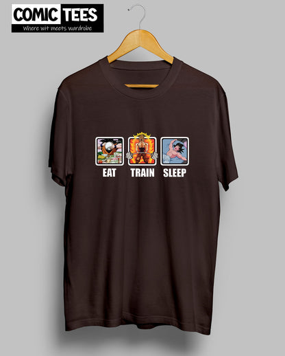 Eat Train Sleep Goku T-Shirt