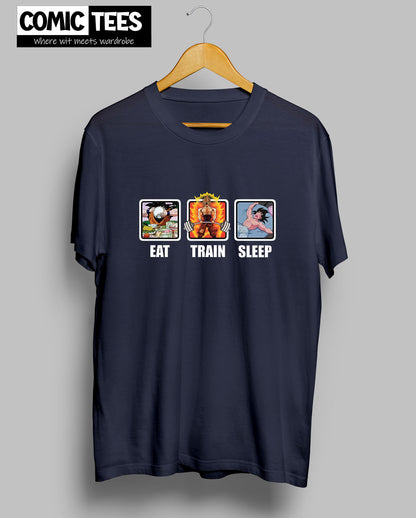 Eat Train Sleep Goku T-Shirt