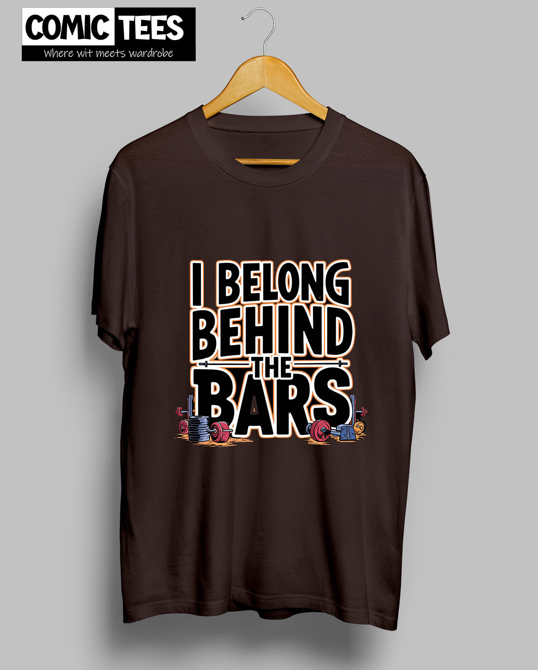 I belong behing the bars T-shirt