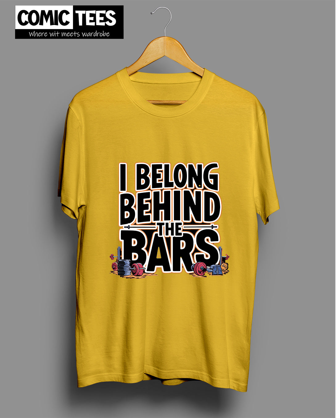 I belong behing the bars T-shirt
