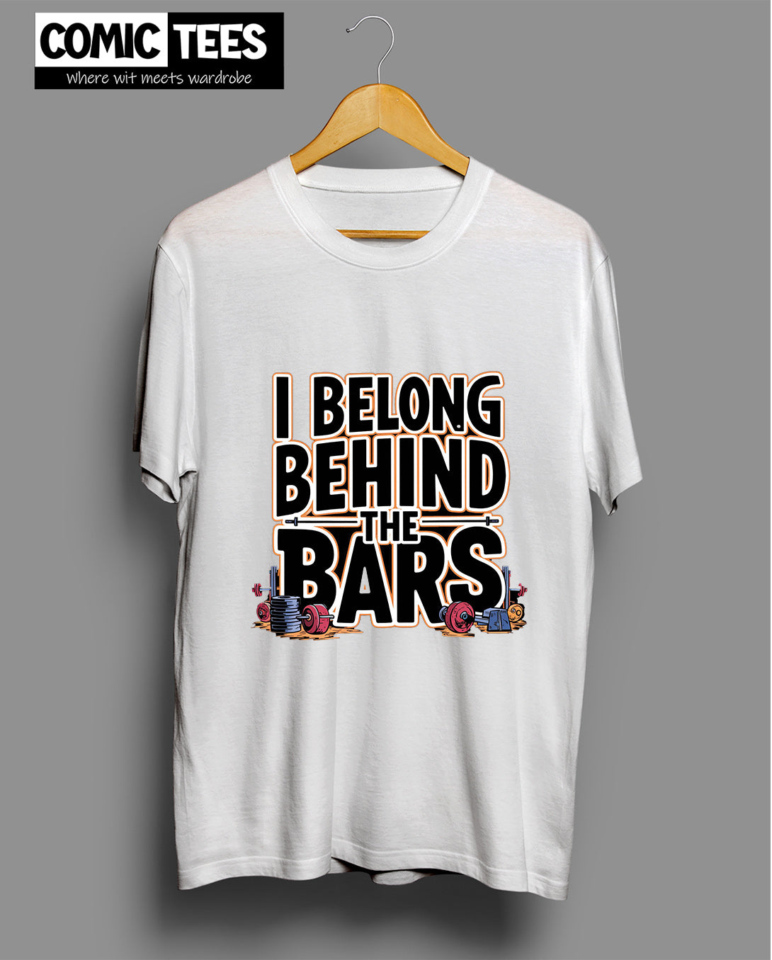 I belong behing the bars T-shirt