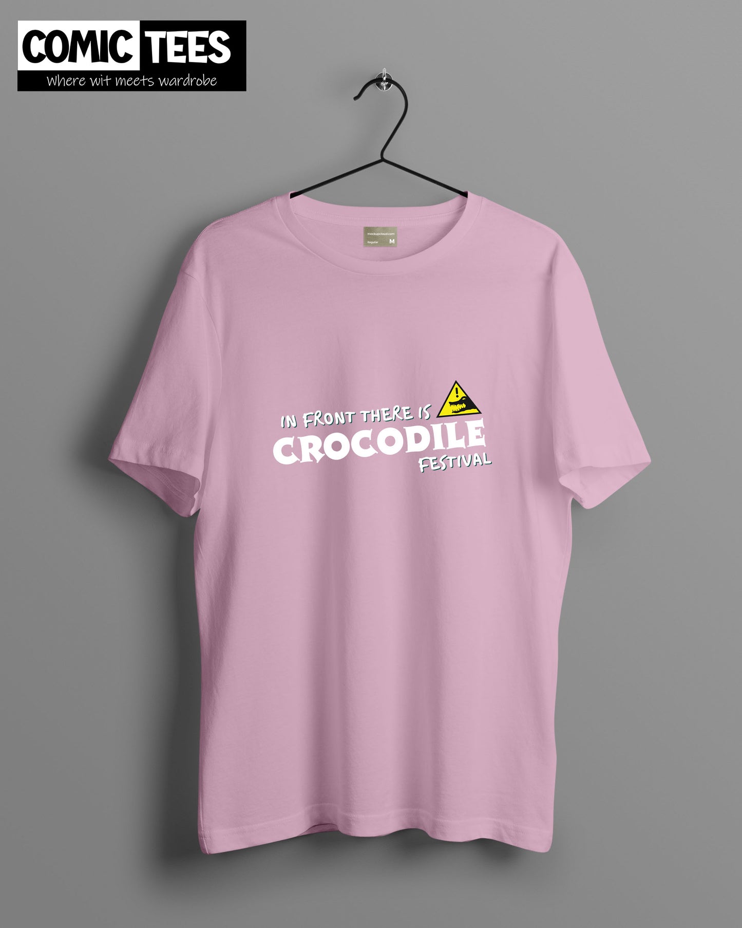Infront there is a Crocodile festival Oversize T-Shirt