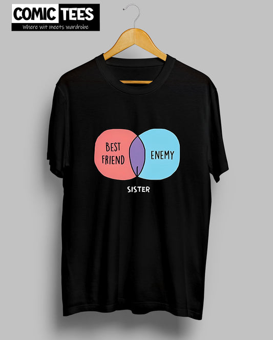 Sister Venn Diagram T-shirt