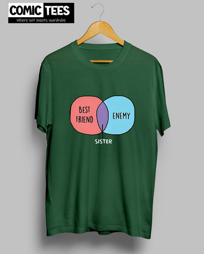 Sister Venn Diagram T-shirt