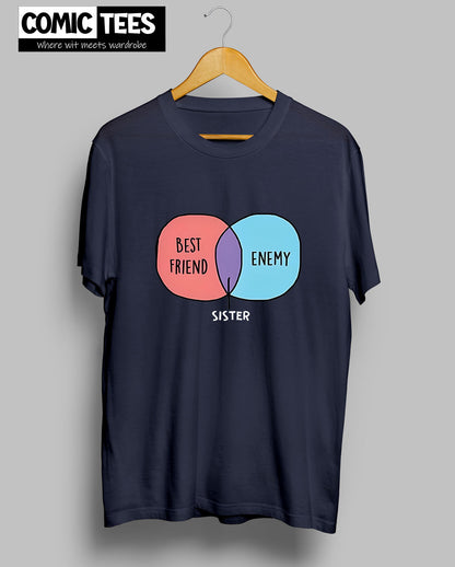 Sister Venn Diagram T-shirt