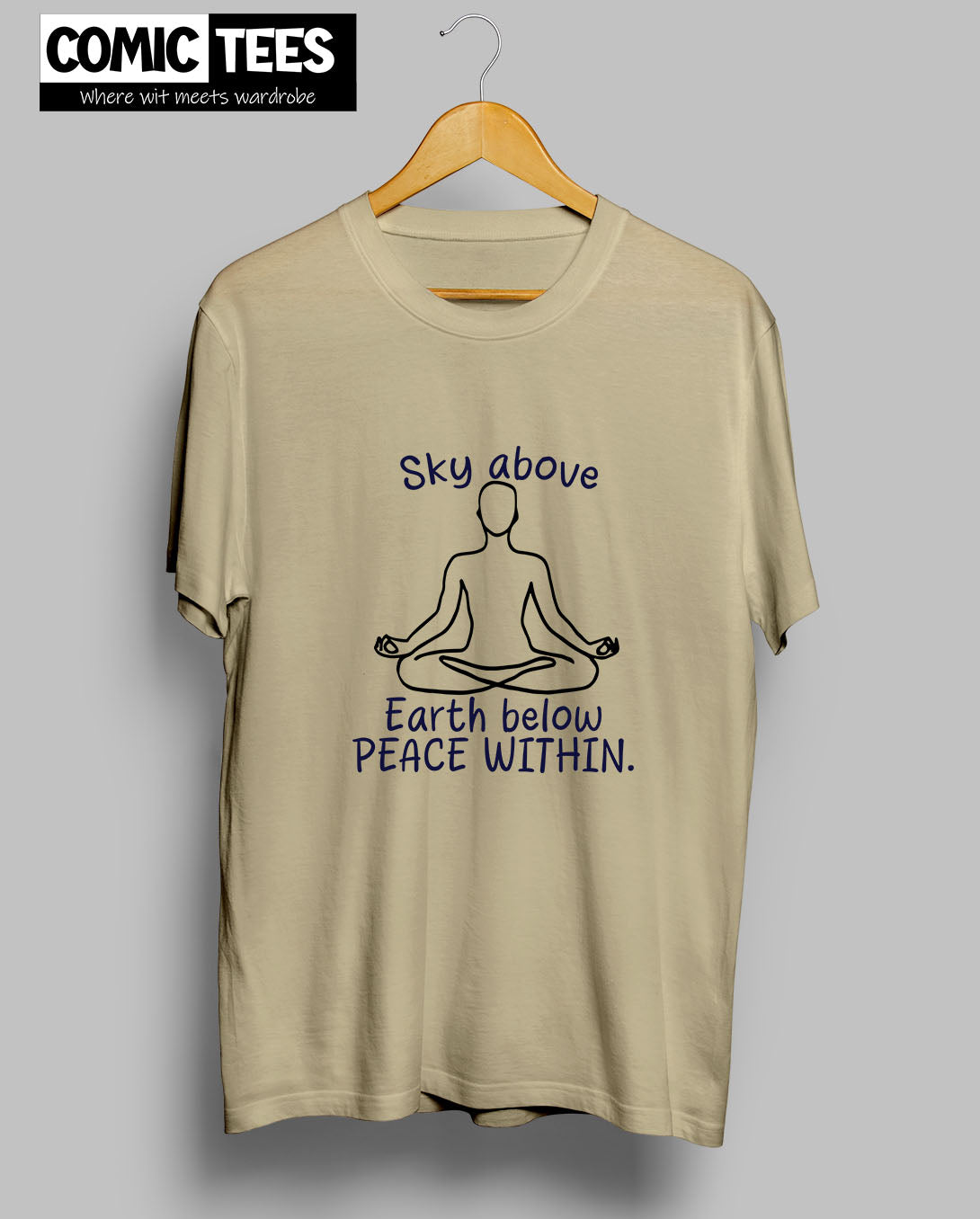 Sky above Earth below Peace Within T-Shirt