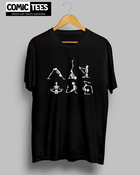 Yoga Poses (Skeleton) T-Shirt